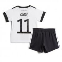 Camisa de time de futebol Alemanha Mario Gotze #11 Replicas 1º Equipamento Infantil Mundo 2022 Manga Curta (+ Calças curtas)